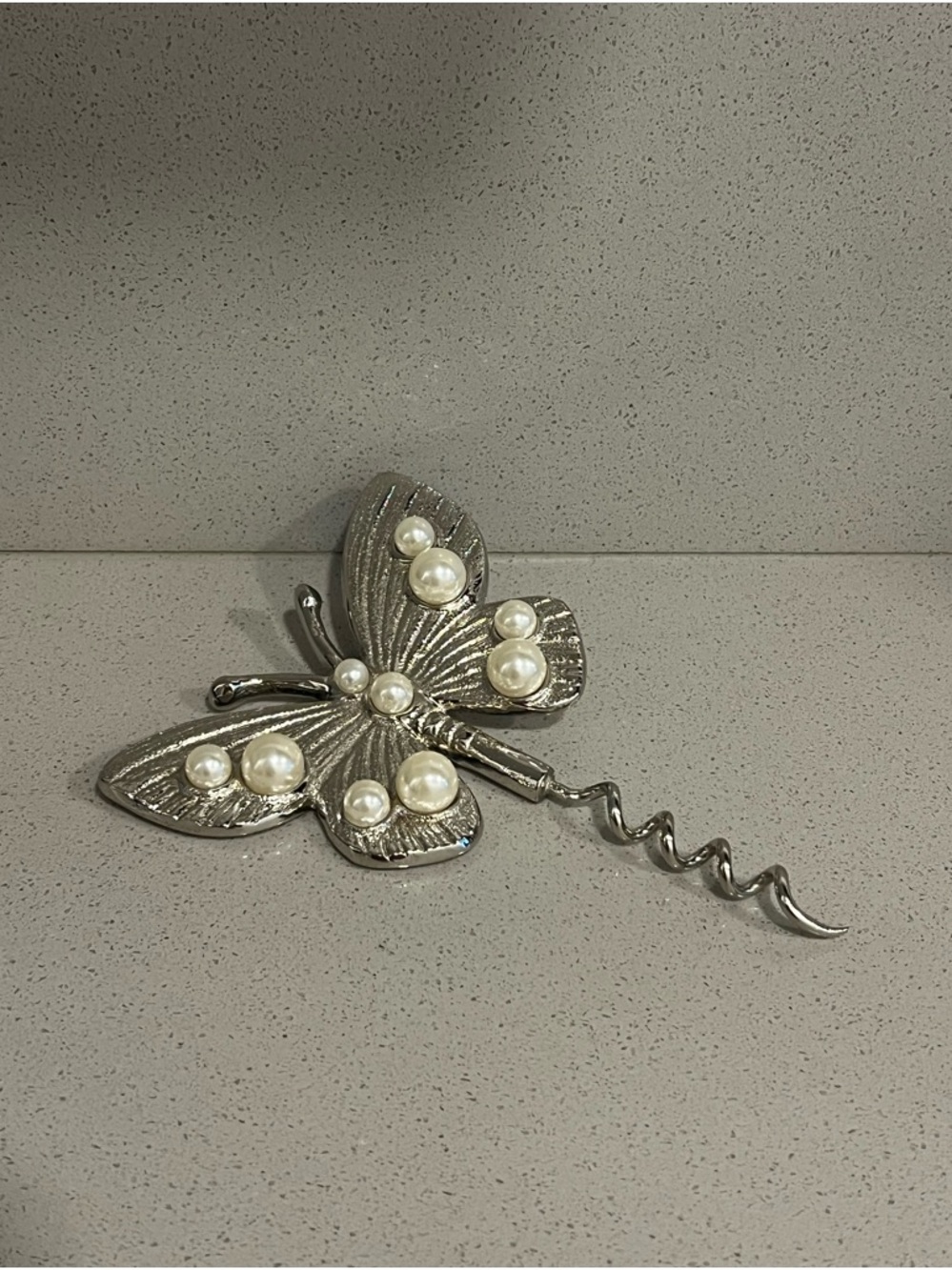 Anthropologie Delphine Butterfly Wine Screw